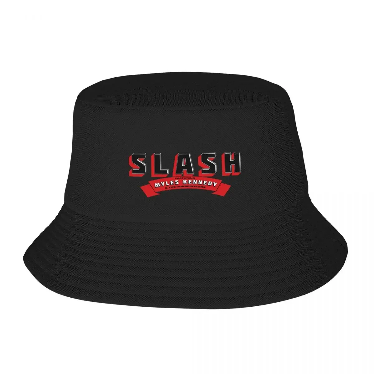 

New Slashs Myles Kennedy Logo Bucket Hat Male Custom Cap Anime Man Cap Women's