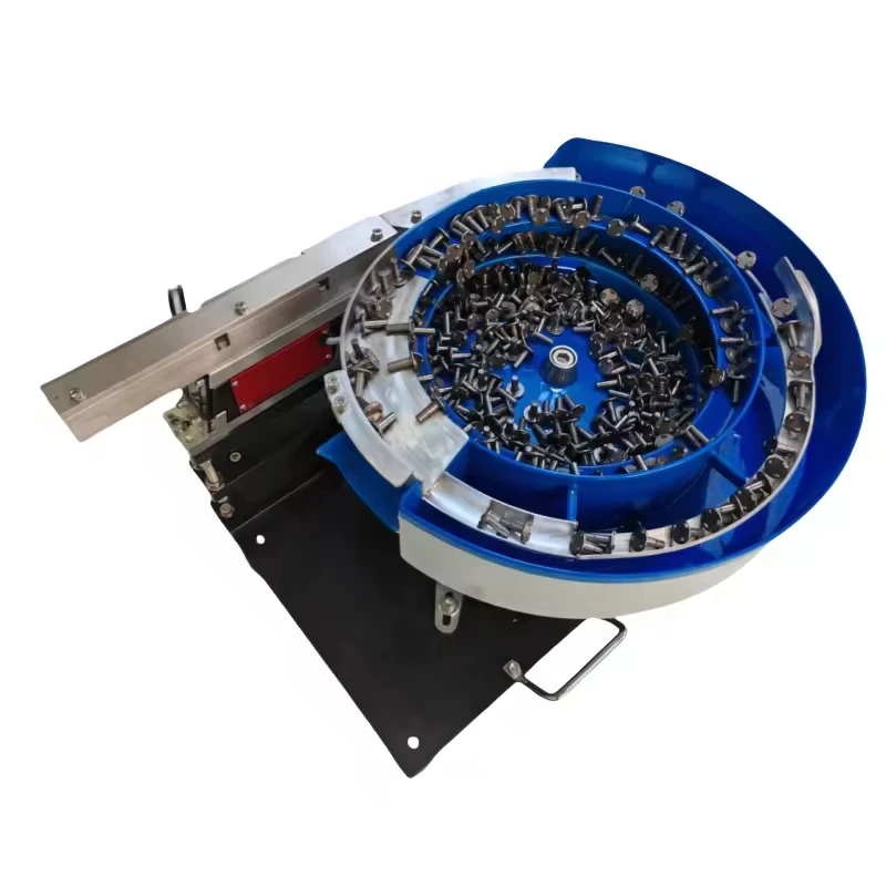 Aluminum rod screw rotary feeding bowl automatic connector terminal silicone ring magnetic custom vibrating bowl feeder