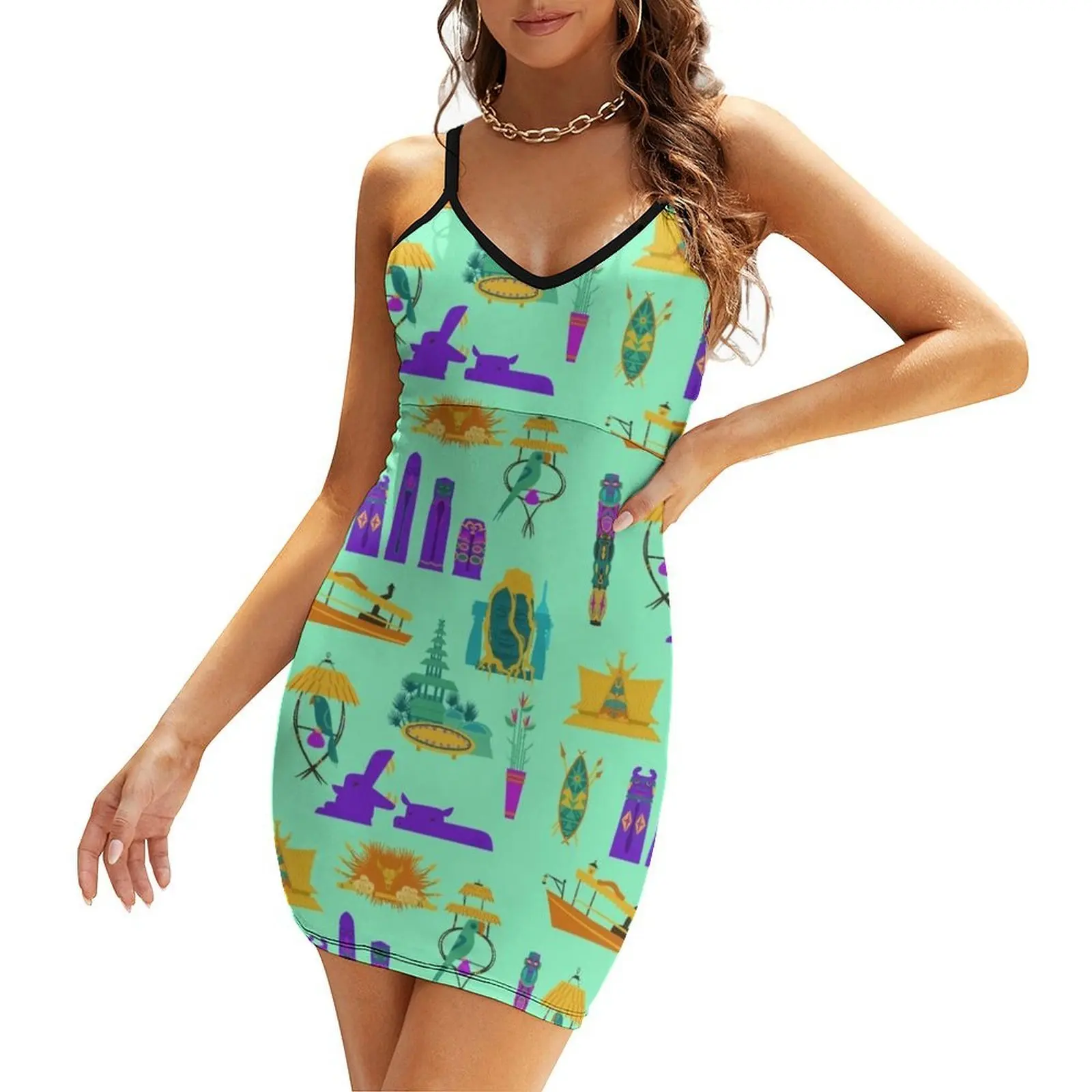 

Adventureland Icons Sling Dress dresses for special events Evening dresses birthday dress for women