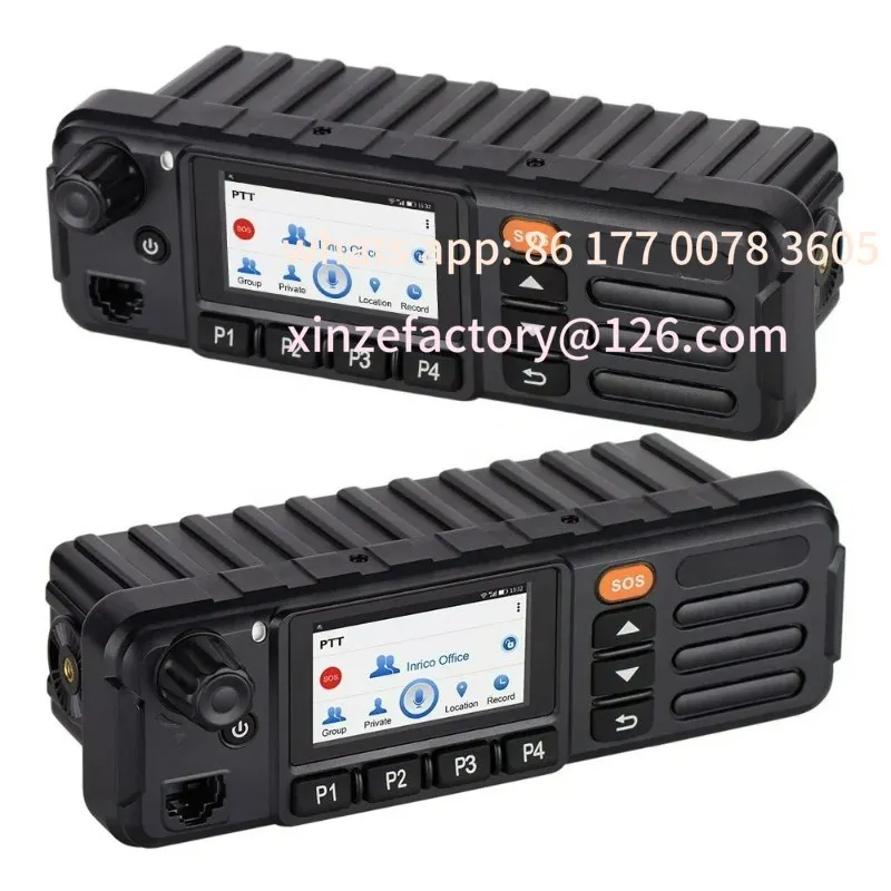 جهاز اتصال لاسلكي متنقل للسيارة مزود بشبكة قابلة للتخصيص مع شاشة تعمل باللمس #1