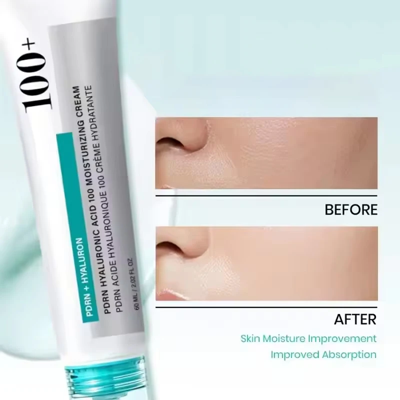 

60 мл Корейский ежедневный увлажняющий крем для лица с гиалуроновой кислотой и коллагеном, нежная формула, глубокое питание и восстановление кожи, для мягкости и гладкости