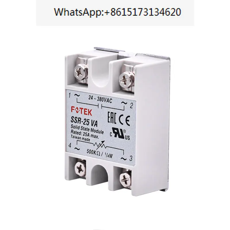 

2 pieces Taiwan original Yangming single-phase Solid-state relay SSR-25VA10/40/50/75VA adjustable voltage type