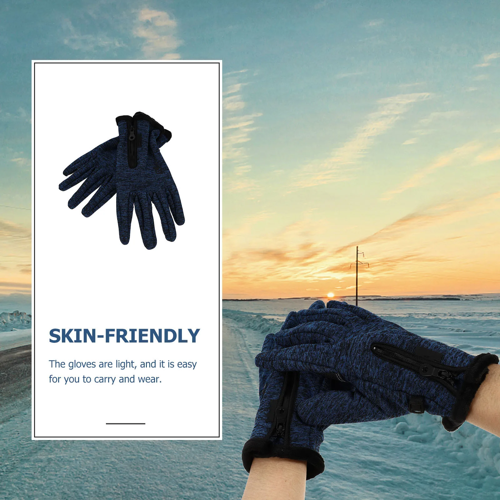 

Warm Insulated Winter Unisex Thick Elastic Wrist Cold Protection Gloves Waterproof Driving Cycling Outdoor
