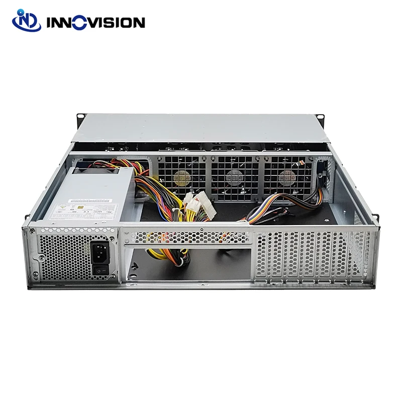 Imagem -04 - Servidor de Armazenamento Ultra Rack 2u 8bay Chassis Nas L520 mm Suporte Atx Powersupply Matx Board Case do