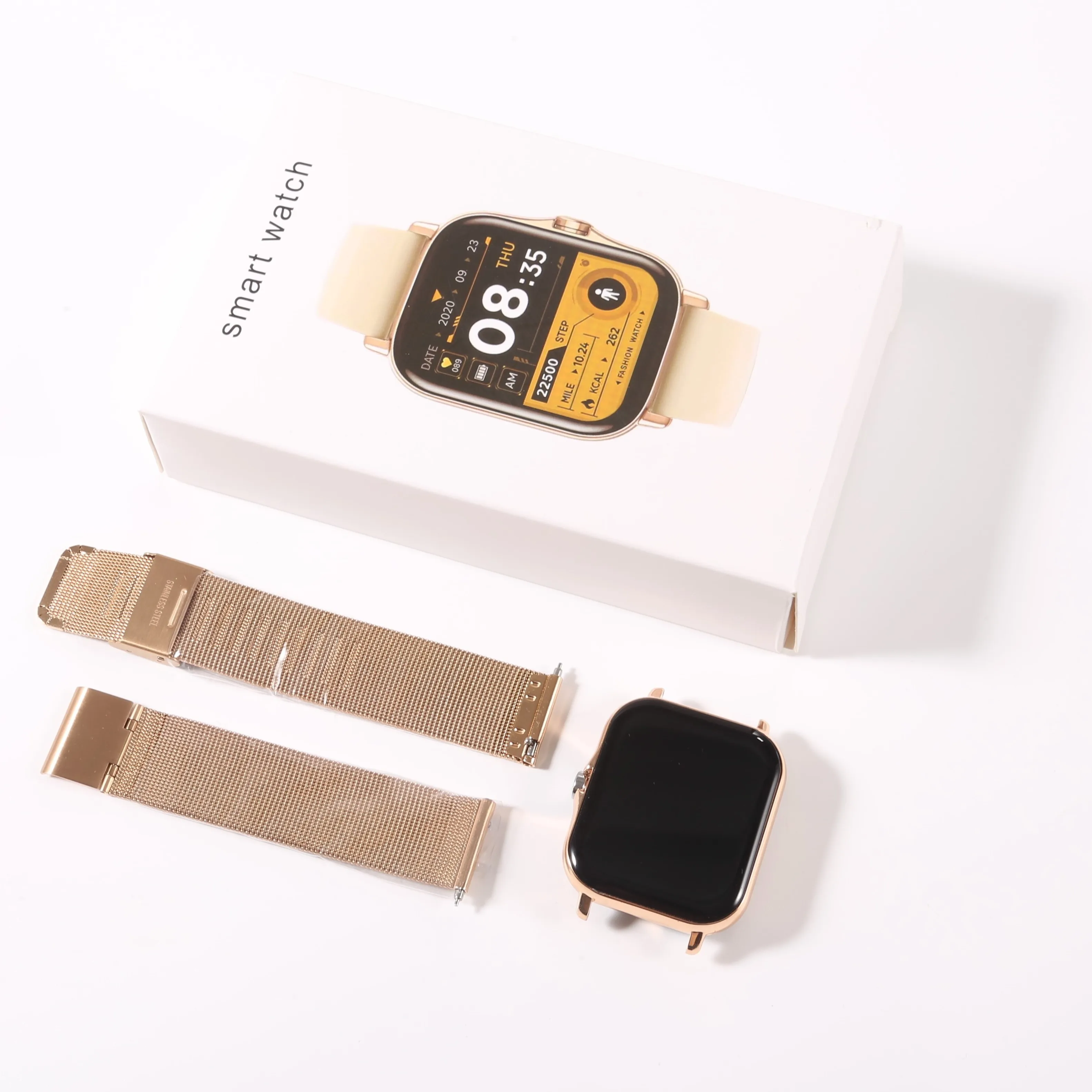 Genuine Y13 Smartwatch Good Quality IML Process Dual Straps Steel Gold Belts Men Women Sport Fitness Y13 Smart Watch