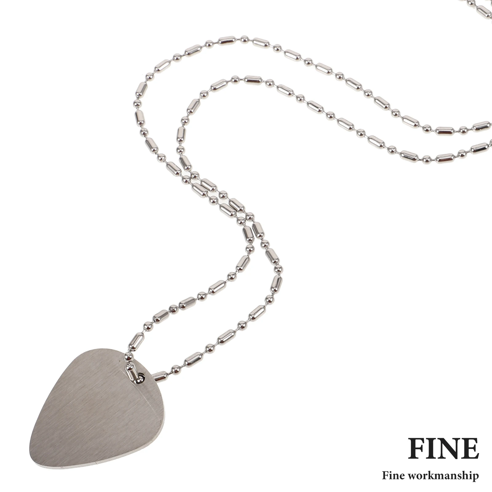 

2 Pcs Guitar Pick Pendant Necklace for Women Decorative Picks Holding Adorable Music Shaped