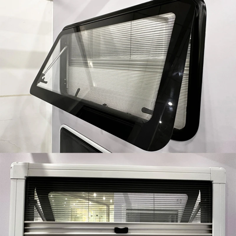 

RV windows, outdoor sliding windows, trailer modification accessories, double-layer glass sound insulation