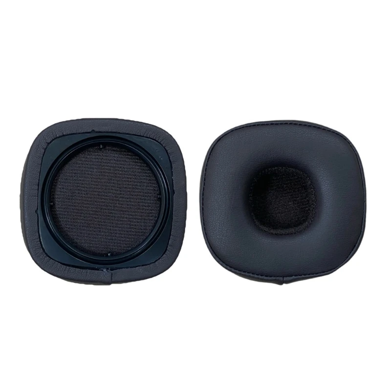 Almohadillas R91A, 1 par, almohadillas para los oídos cuero proteico, funda para cojines, orejeras espuma viscoelástica V