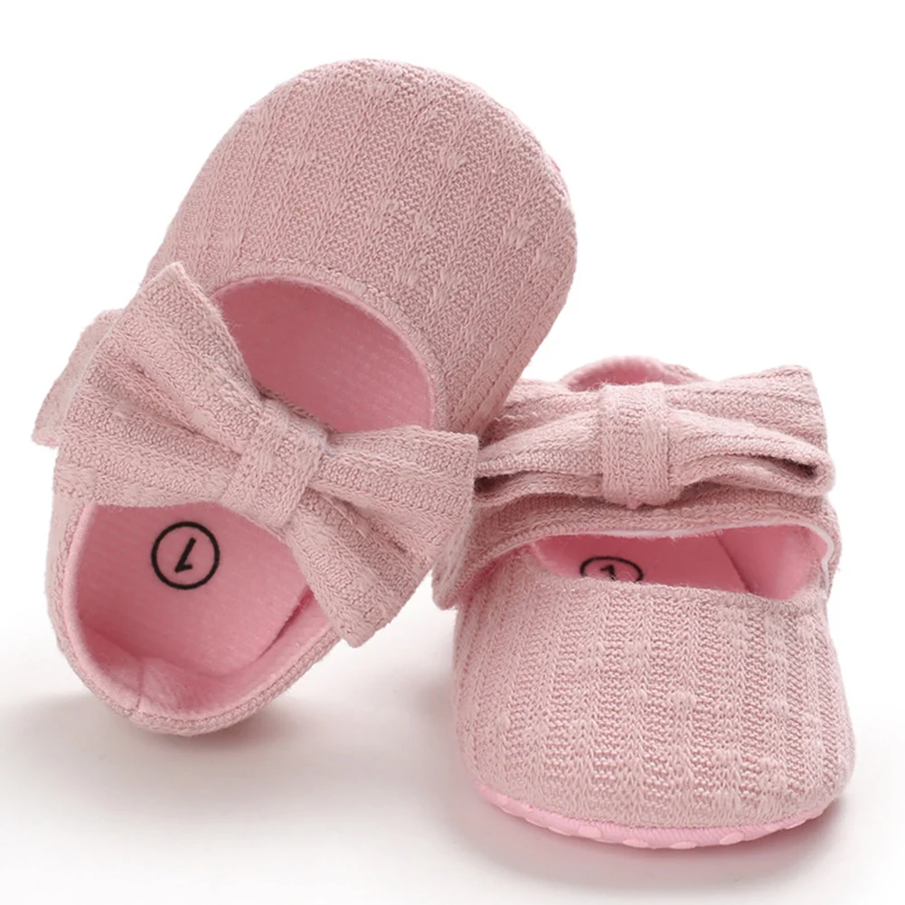 Kids Baby Girls All Match Breathable Soft Sole Non-Slip Prewalker Princess Shoes