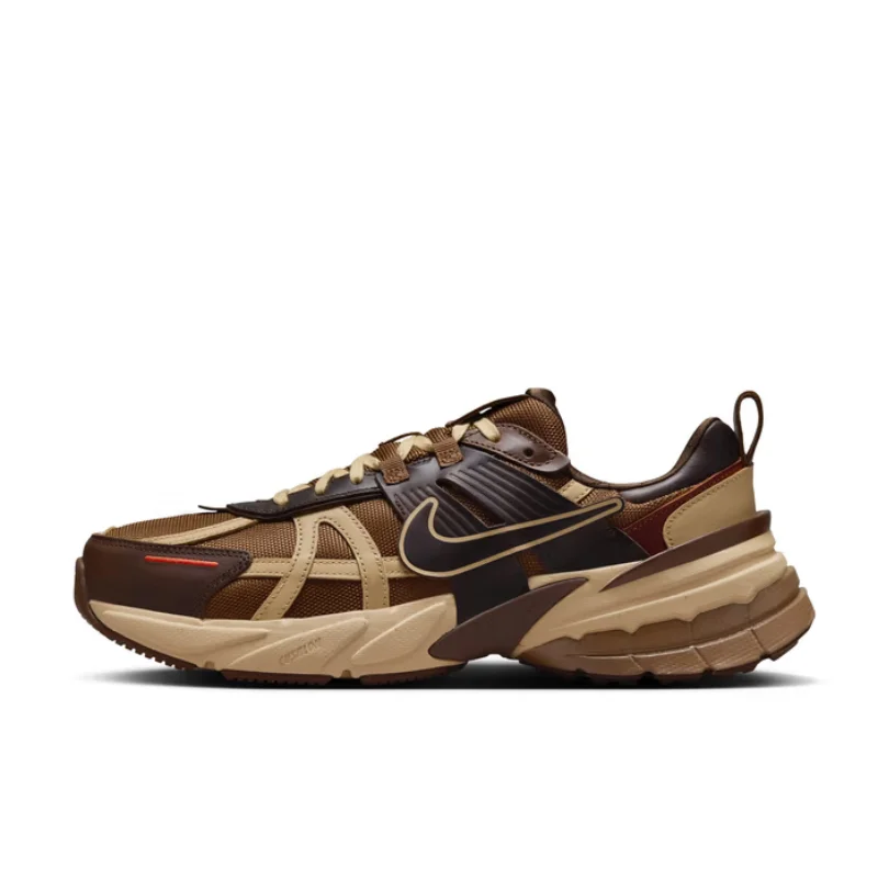 

Nike Support Wall Grip Lightweight Comfortable Stable Forward Movement Men's Dad Shoes New Wear-Resistant Splicing Design Daily Travel Sports Running Shoes V2K Run Fashionable Versatile Retro Style Casual Sports Shoes Niche Unique Design Hq3445-222