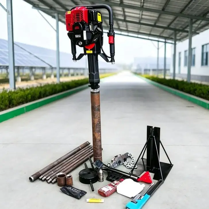 Customized Field Mountain Exploration Backpack Sampling Drilling Rig for Vertical‑powered Shallow Water Well Drilling