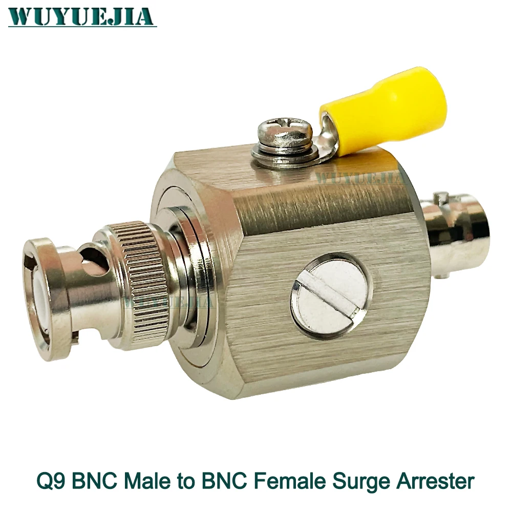 

1Pcs Q9 BNC Male to BNC Female Connector 230V 50 ohm DC-3GHz Gas Discharge Tube Type Lightning (Surge) Protector（Arrester）