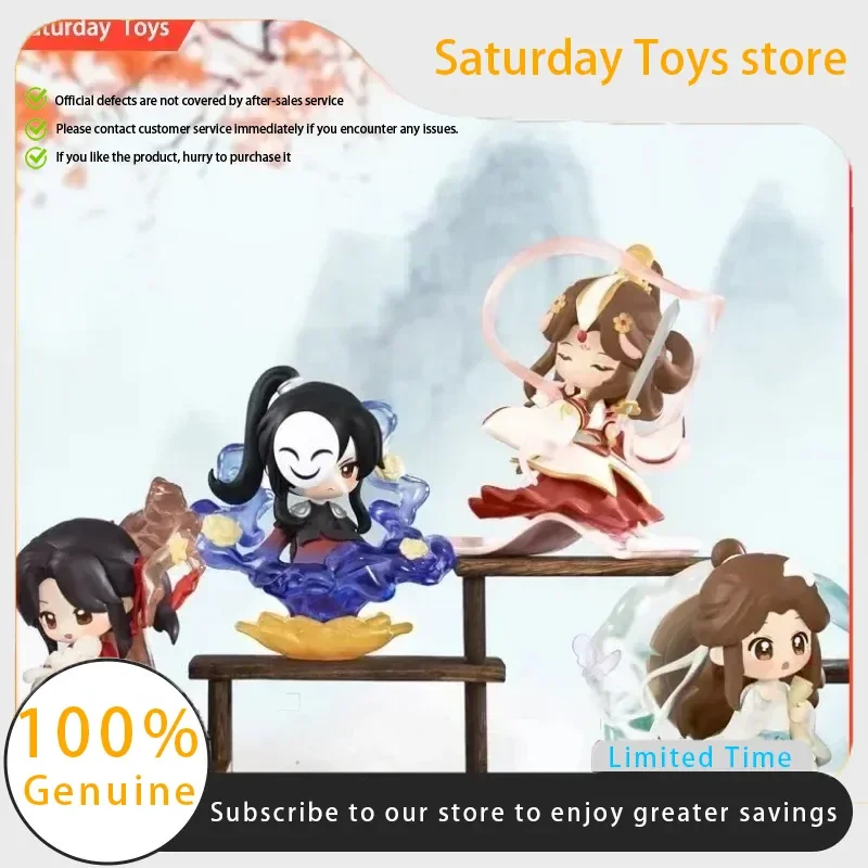 

Heaven Official’S Blessing Brilliant Colors Series Blind Box Аниме Фигурка Xielian Huacheng Tgcf Модель игрушки Ограниченная серия