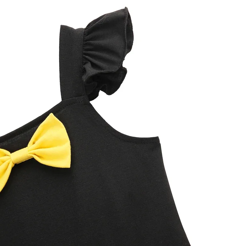 الأطفال فتاة الصيف نيسيي الأميرة تأثيري ملابس الأطفال في الهواء الطلق عادية أكمام واسعة الساق السراويل الأميرة زي