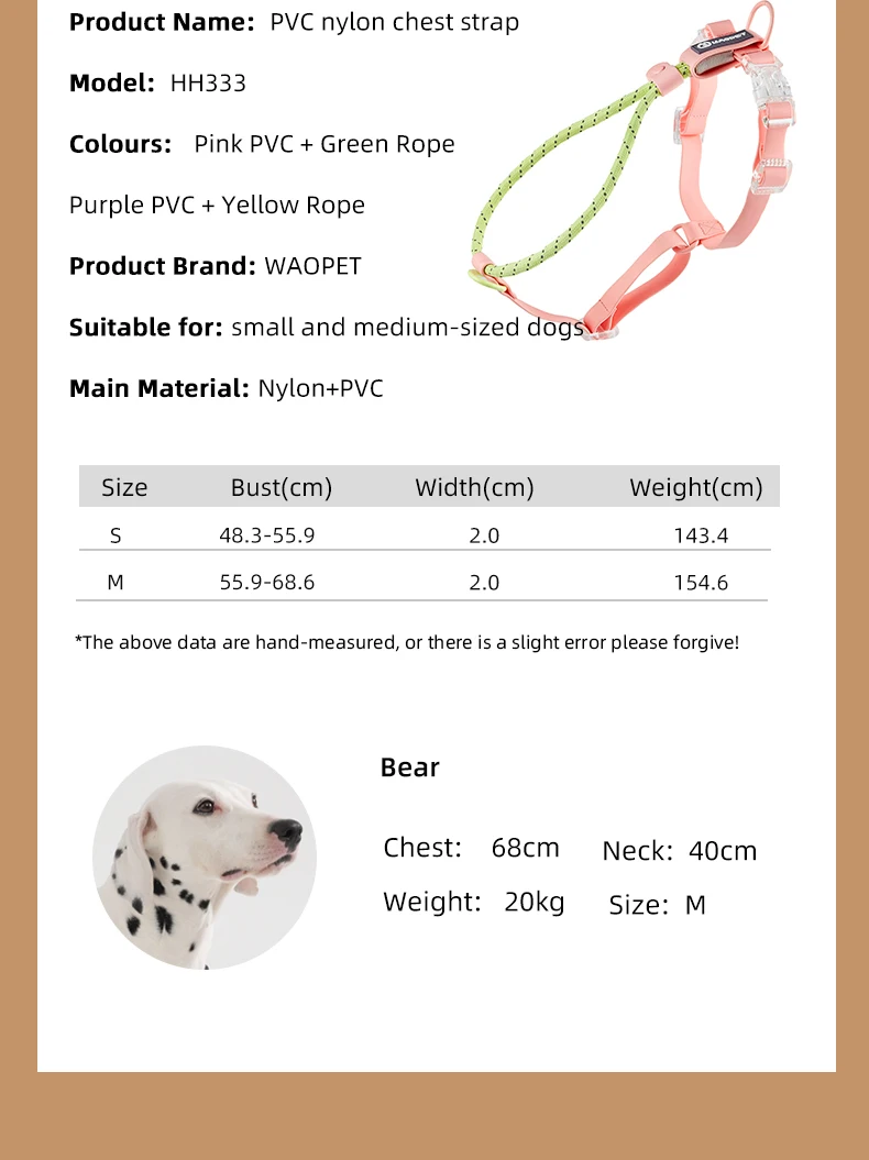 Pet Supplies Dog Collar For Small and Medium Dog Walking Sugar Color Series Cute Style PVC Webbing Collar Leashes Set New Arriva