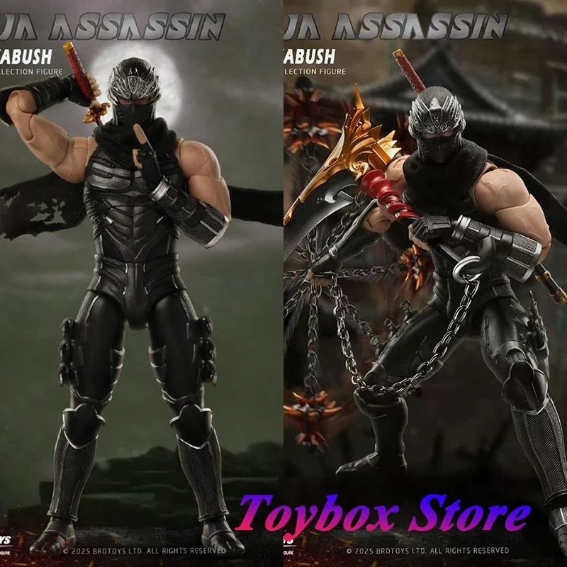 

BROTOYS LR010 1/12 Ninja Assassin Hayabush Man Action Figure Mini Weapon Model Ornament Delicate 6" Full Set Soldier Model