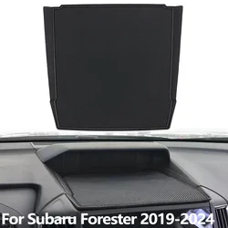 Almohadilla de tablero de Control central de coche para Subaru Forester 2019 2020 2021 2022 2023 2024, alfombrilla protectora antideslizante para soporte de teléfono