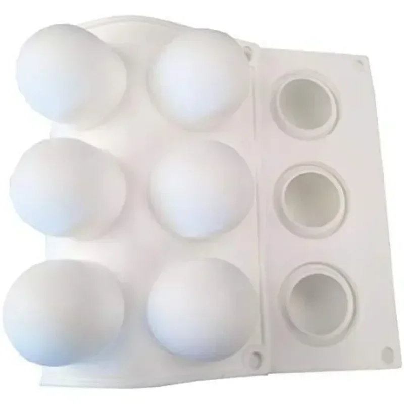 Image 6: Moule sphère 3D en Silicone pour Mousse, gâteau, cuisson en forme de boule, Dessert français, truffe au chocolat, outils de pâtisserie, accessoires de cuisine