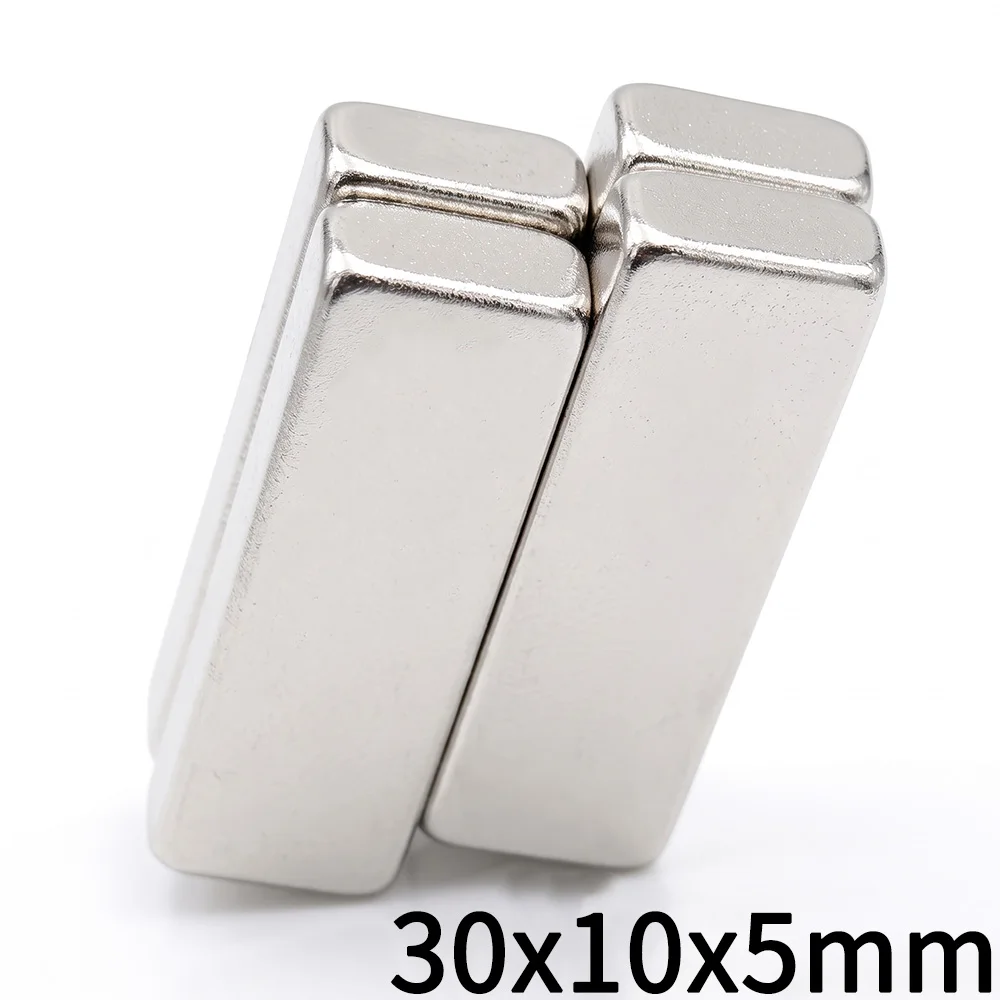 5 10 20 Pcs 30x10x5 mm Square Magnet Blocks Super Powerful Strong Permanent Magnetic 30mm x 10mm x 5mm Neodymium Crafts Imanes