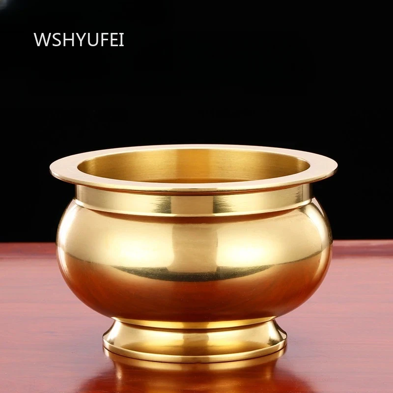 Metal Incense Burner Ornaments Sacrificial Utensils Feng Shui Pray for Auspiciousness Temple Buddha Hall Incense Incense Burner
