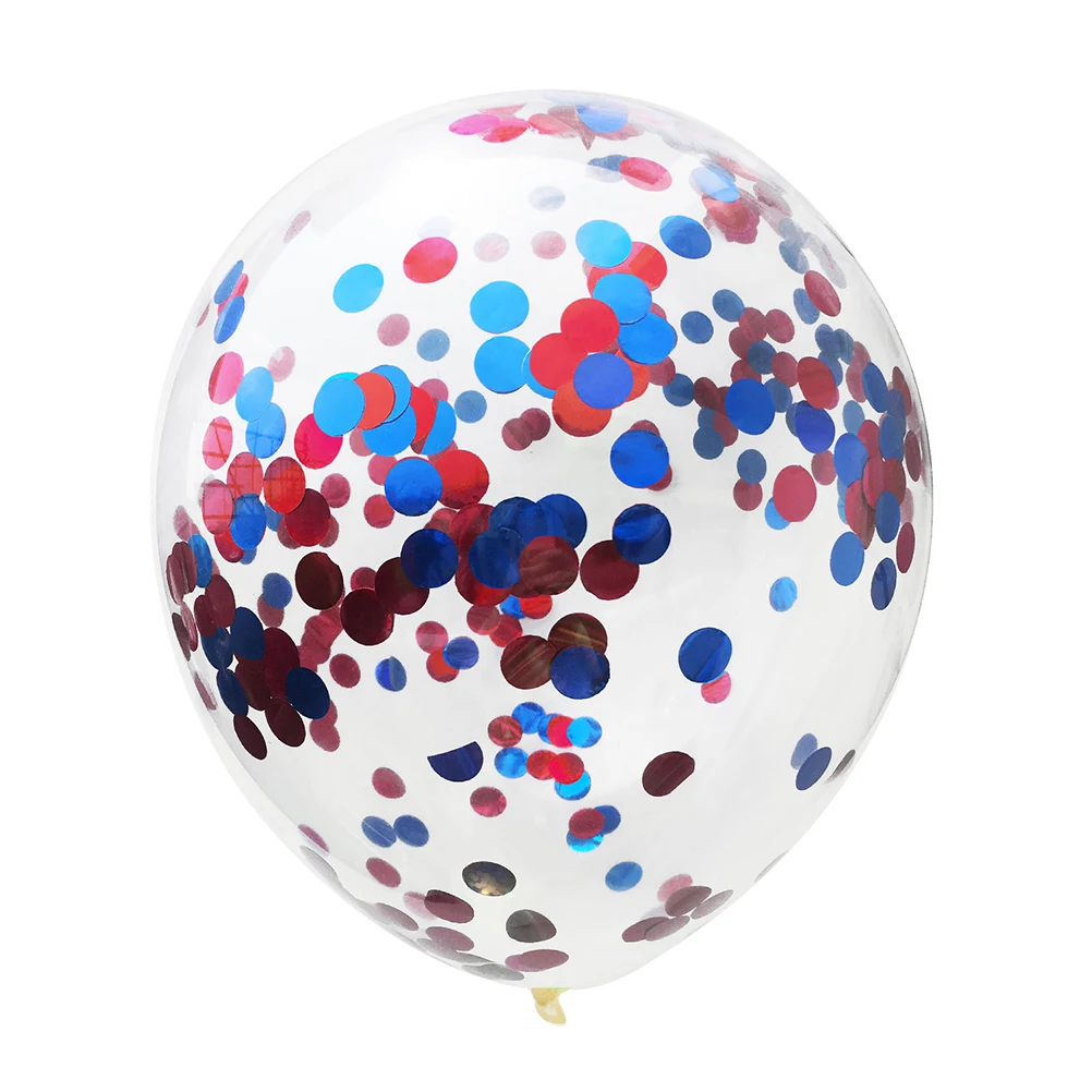 

32pcs Sequin Balloon Set 10 Blue 5 White 5 Sequin 2 Ribbon 12inch Latex Party Decorations Birthday Baby Shower Festivals