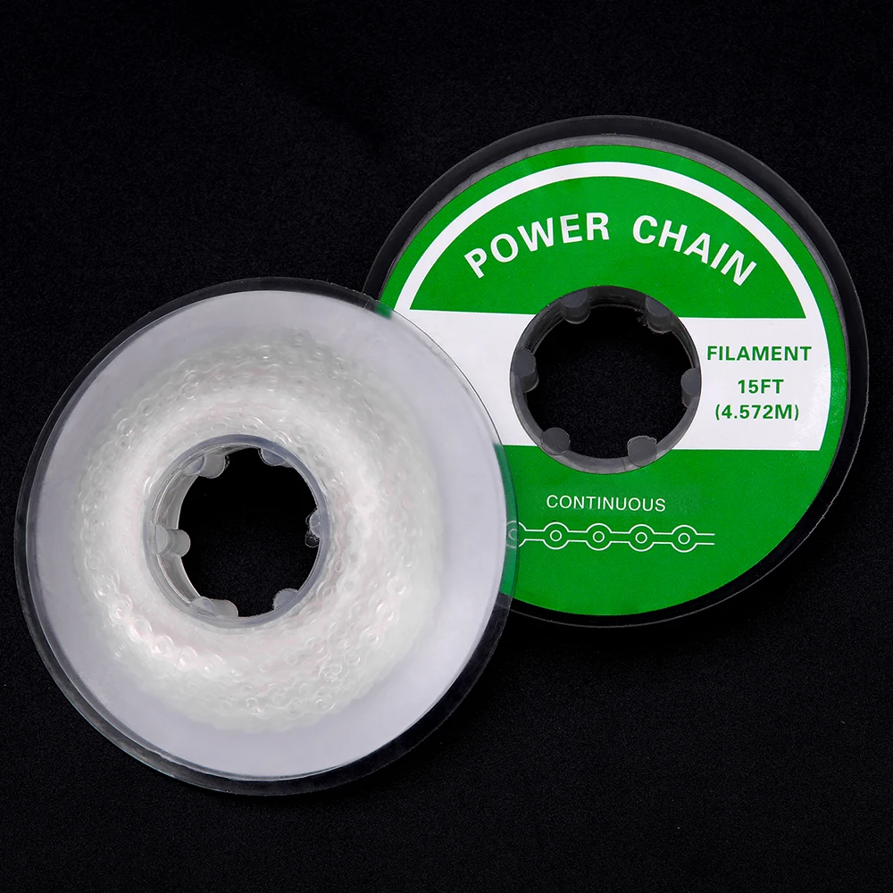 AZDENT Dental Kieferorthopädisches elastisches Ultra-Gummi-Power-Chain-Band, transparente Farbe, Größe lang, kurz, durchgehend, 15 Fuß/Rolle – Detail 7