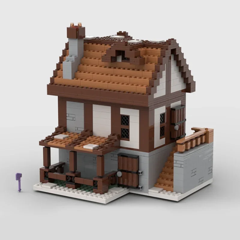 Modelo de juego de aventura Popular, ladrillos de construcción Moc, tecnología de Casa de píxeles, bloques modulares, regalos, juguetes de Navidad, conjuntos DIY de montaje