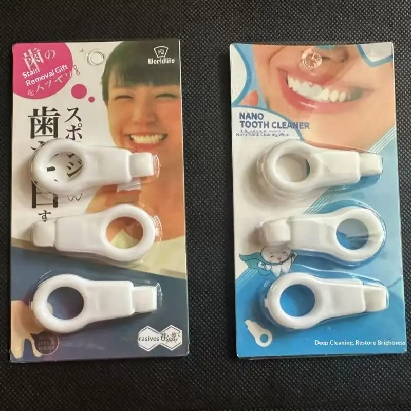 3 Pack Nano Tooth Cleaning Eraser with Deep Stain Removal and Gentle Whitening - Perfect for Daily Oral Care Use