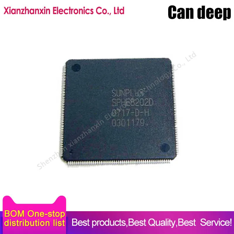 

1PCS/LOT SPHE8202D SPHE8202 QFP DVD decoder chip brand