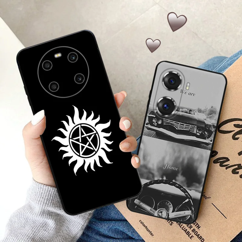 Ultra Thin Silicone Soft Phone Case For Honor X8 X7 X9 b X6 4G 70 90 Magic5 Pro 8x Pixel 8 7 6 a Supernatural Dean Matte Cover