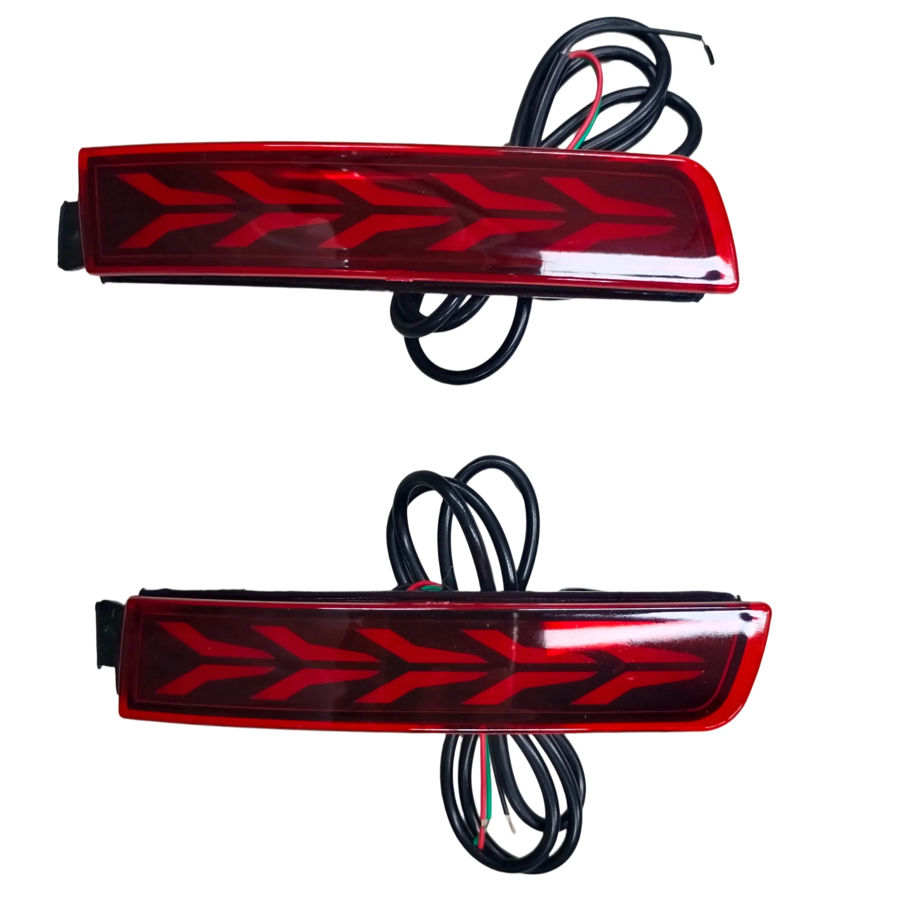 2 قطعة سيارة LED المصد الخلفي عاكس ضوء الذيل مصباح مكبح لنيسان ركلات سنترا جوك مورانو كويست تيرا إنفينيتي 2010 #2