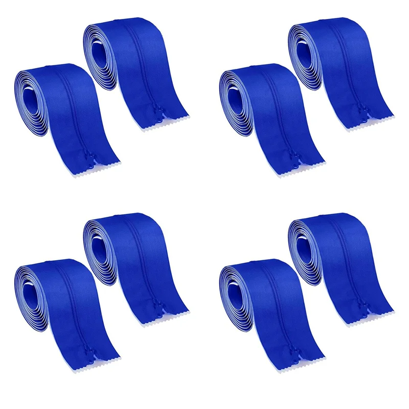 

A47U 8 Roll Heavy Duty Zipper Dust Barrier Zipper 3 Inch X 7 Ft Construction Zipper Self Adhesive Zipper Used For Greenhouse