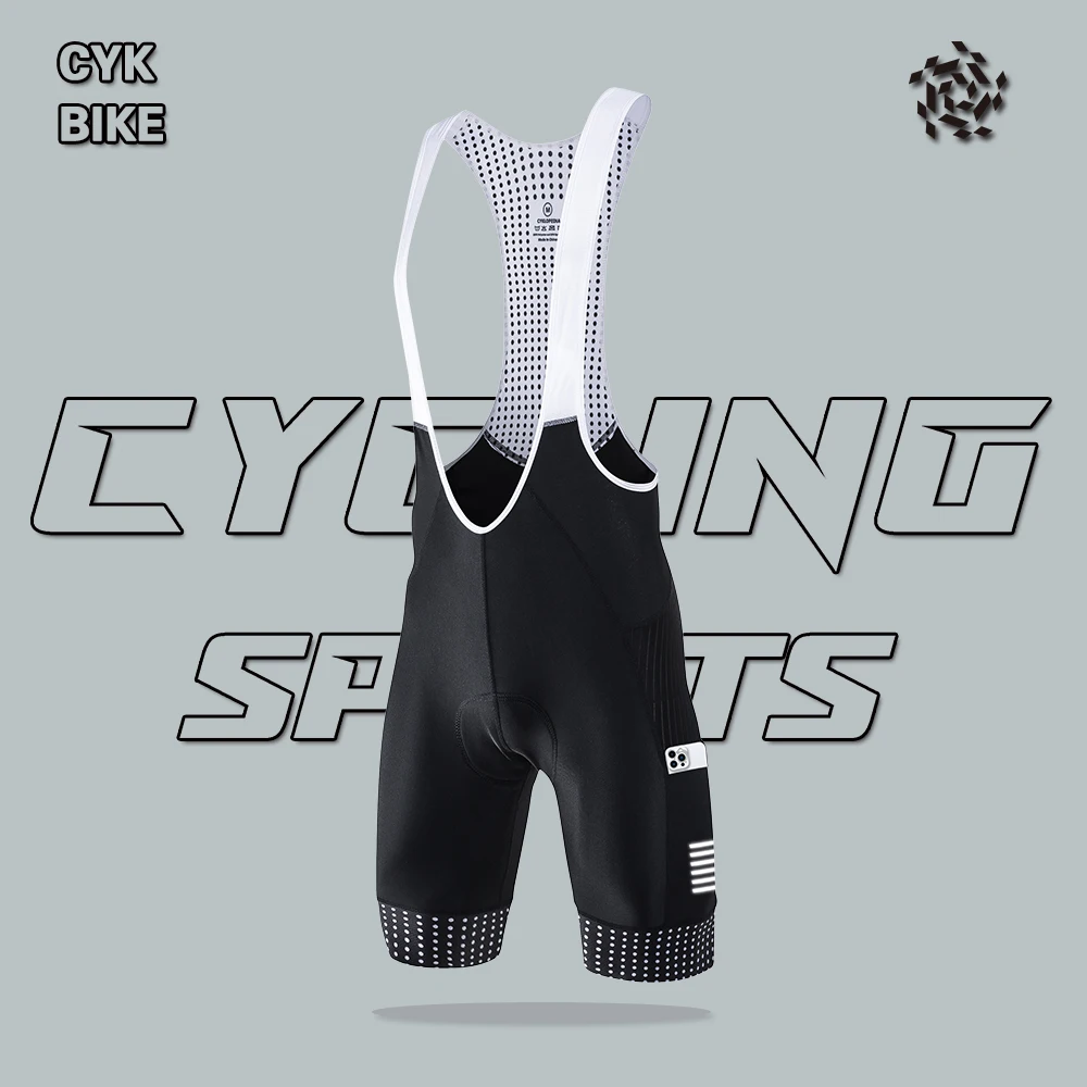 CYKLOPEDIA Herren-Radtrikot-Shorts, einfarbig, Blau & Schwarz, 5D-Polsterung, Mountainbike-Shorts, High-End, atmungsaktiv, für Outdoor, eng anliegende Radhose