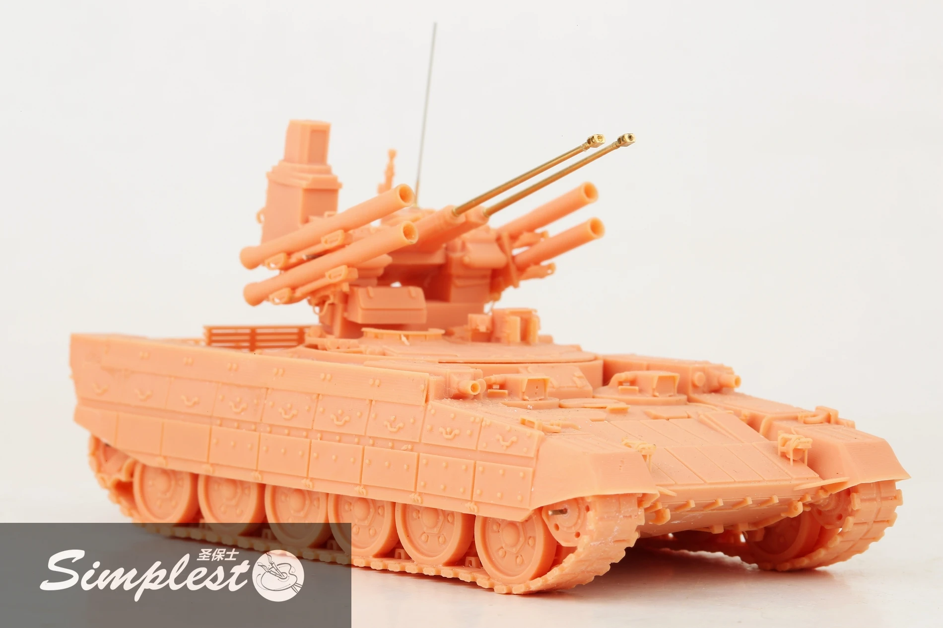 Simplest High-precision 3D D72005 Printing 1/72 Russian BMPT Model Kit