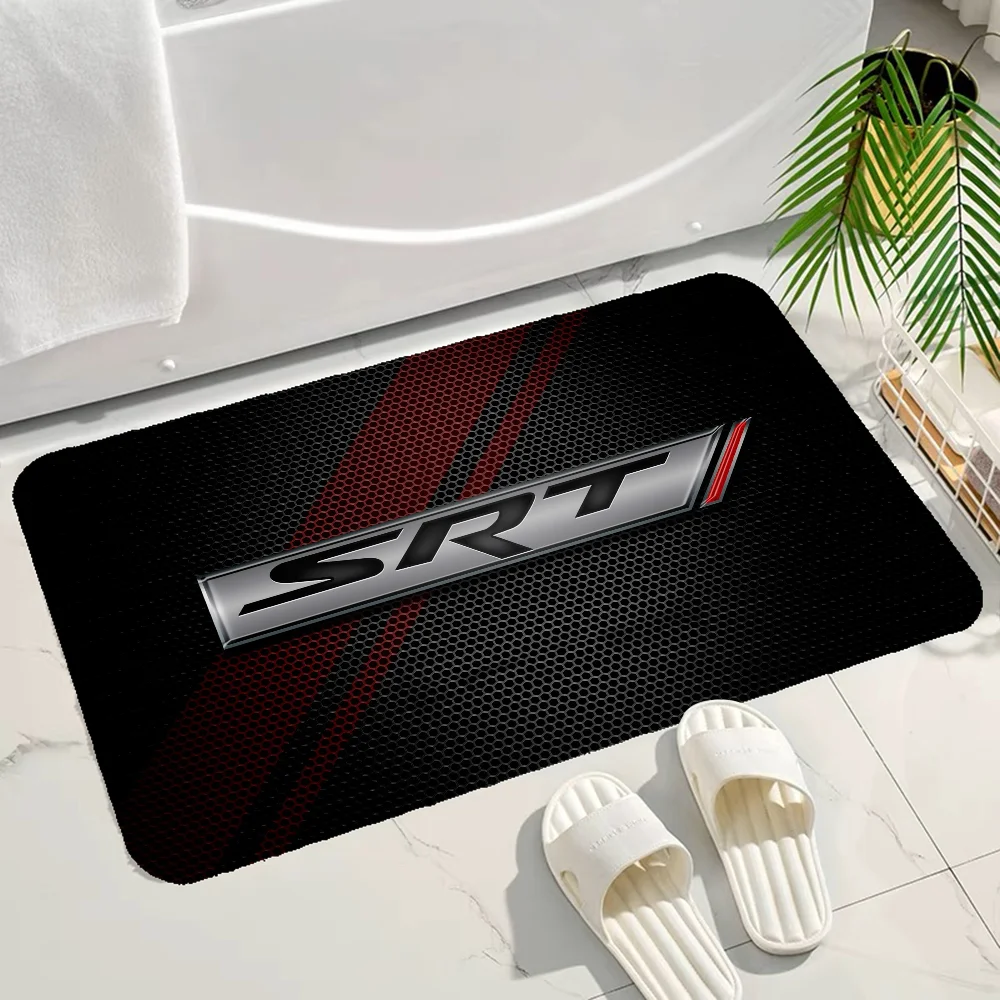 SRT Hellcat Demon Dodge Hallway Carpet Non-Slip Laundry Room Mat Laundry Decor Balcony Child Living Room Bedside Area Rugs