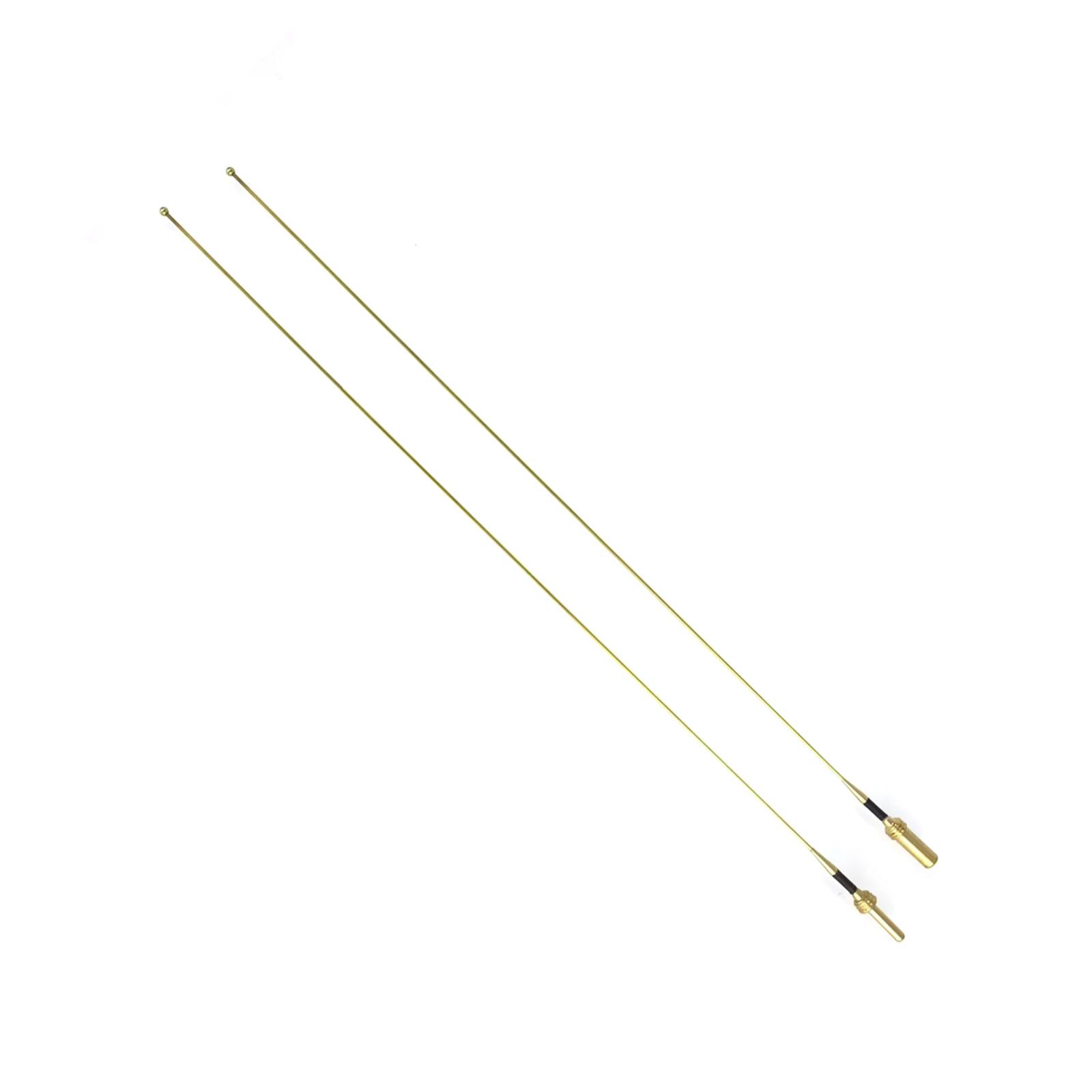 2Pcs 22.5cm Metal Receiving Antenna Kit For Henglong 1/16 RC Tank 3889 German Leopard 2A6 RC Car Accessories Replacement Parts