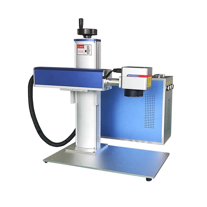 Split Portable Fiber Laser Engraving Machine Low Maintenance Metal Laser Marking Machine For Metal Toy Accessories view 2