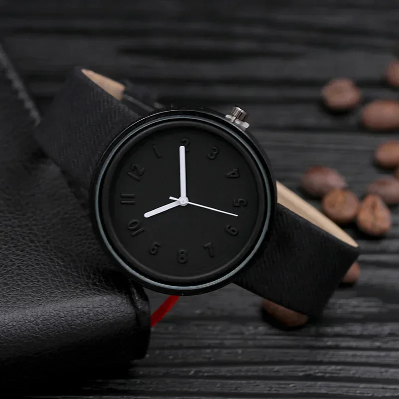 Digital Scale Women's Watches Simple Quartz Wristwatches Leather Watches Casual Ladies Watch Gift for Everyday Reloj Para Mujer