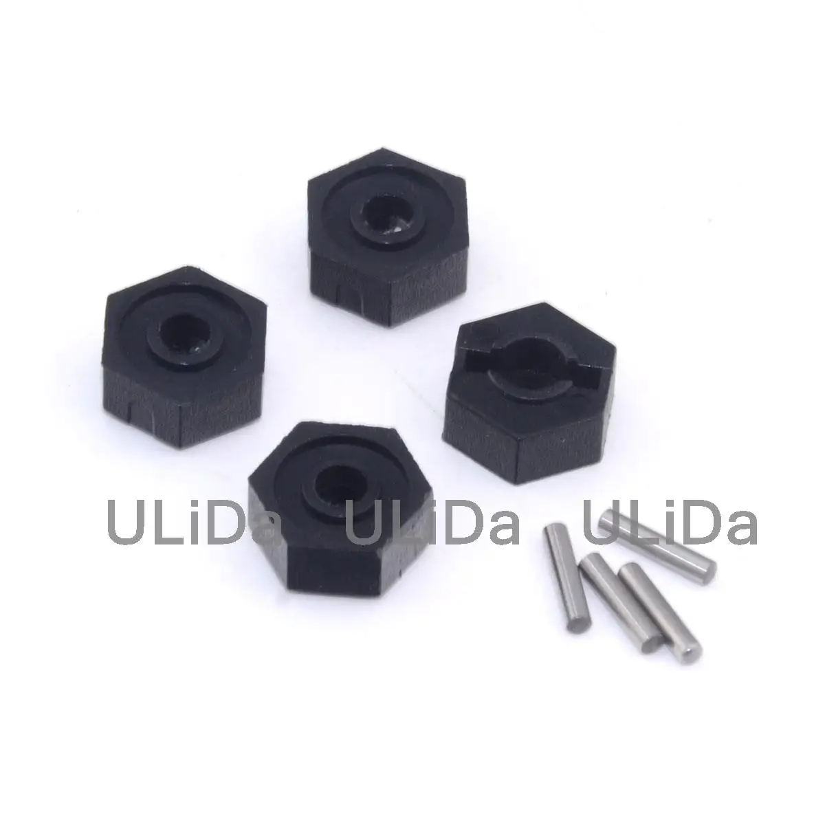 RC Car hsp 102042 122042 Wheel Hex Nut 6*12MM Drive Hubs With Pins 02100 1/10 Parts For HSP 94122 94123 94111 94108 94177