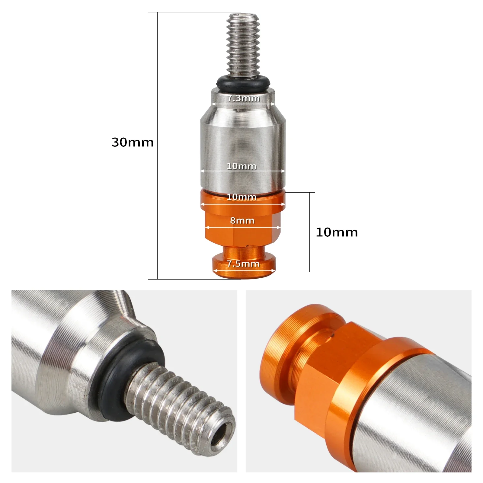 M4x0.7 Fork Air Bleeder Valves For KTM EXC 300 EXC 380 SX 65 SX 85 SX 125 SXF 450 SXF 350 XCW 450 690 Enduro R 950 990 Adventure
