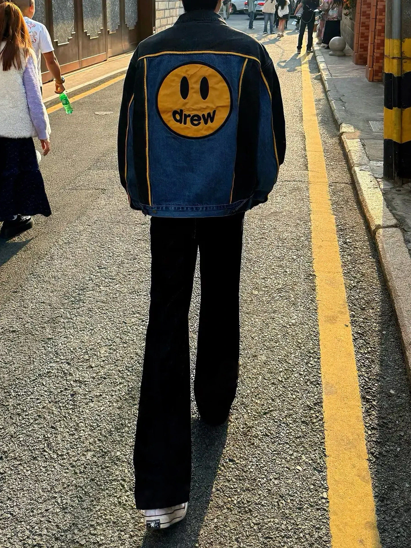 

Bla American Sle Flared Jeans Men's Straight Leg High Street Slim Fit Spring Cleanfit Knife Trousers Youth Wear