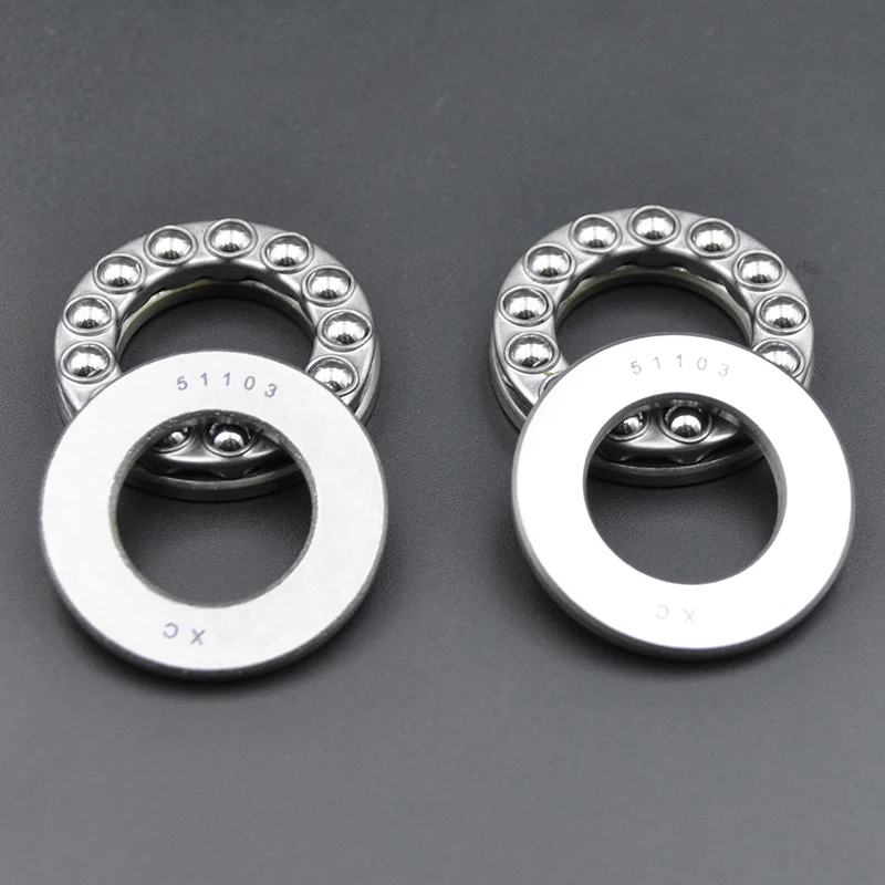 2pcs high quality plane thrust bearing 51100 51101 51102 51103 51104 51105 51106 51107 51108 51109 51110 Axial Ball Bearings