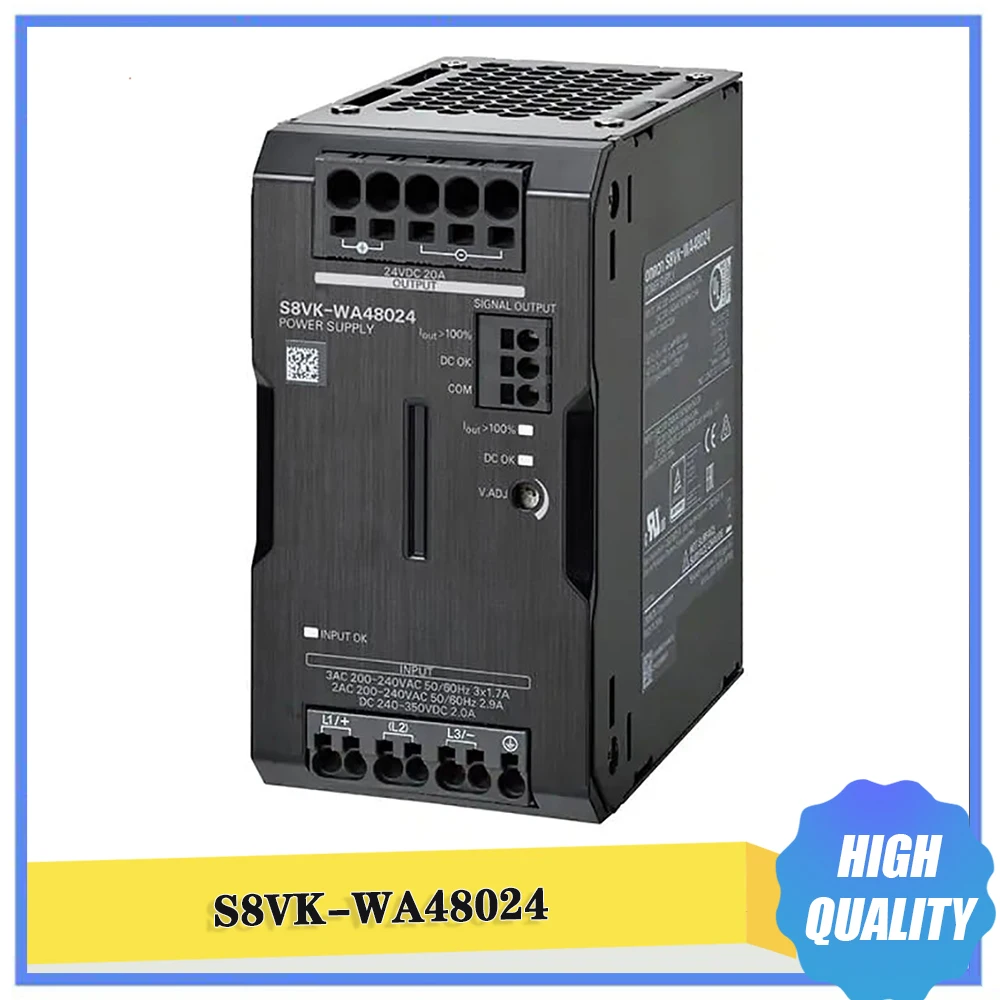 

S8VK-WA48024 3PHS 200V PWR SUP 20A 24VDC Switching Power Supply