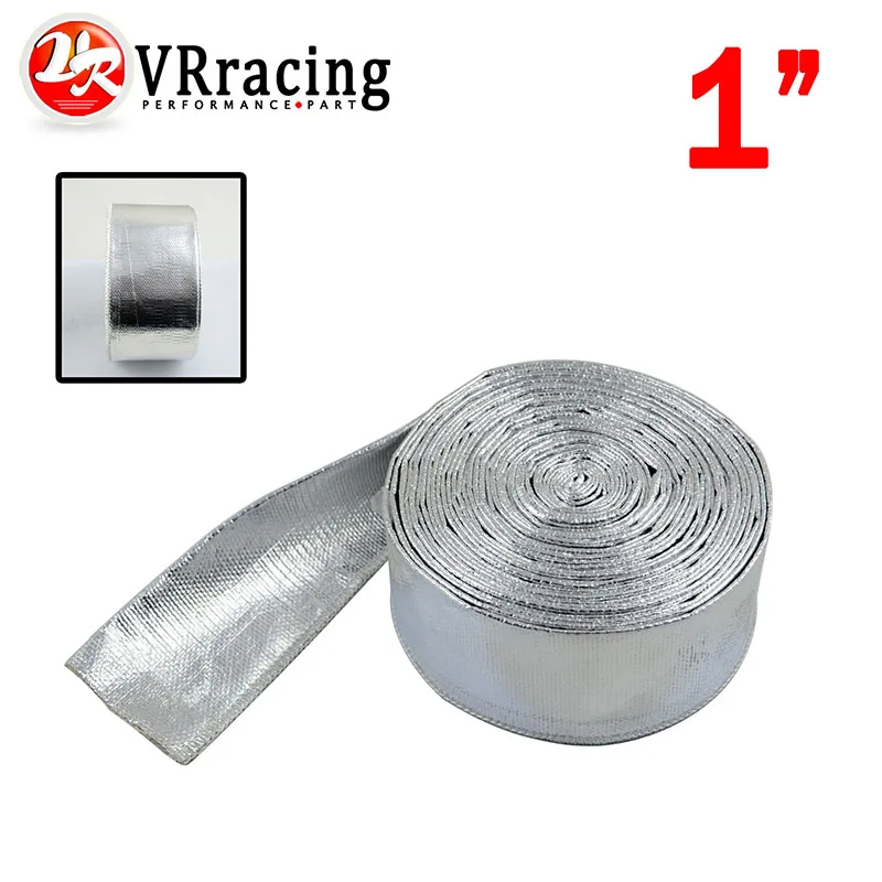 

VR - 1" Aluminized Reflective Mylar Foil Heat Shield Fire Sleeve(One roll=10m) VR1512A