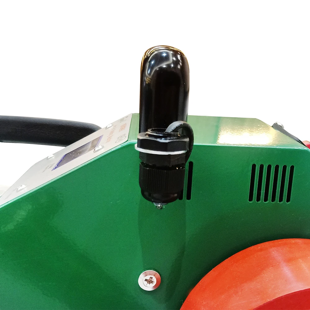 Mesin Penyegel Jahitan Udara Panas Las Sambungan Lembaran Pvc Terpal untuk Tekstil Inkjet Spanduk