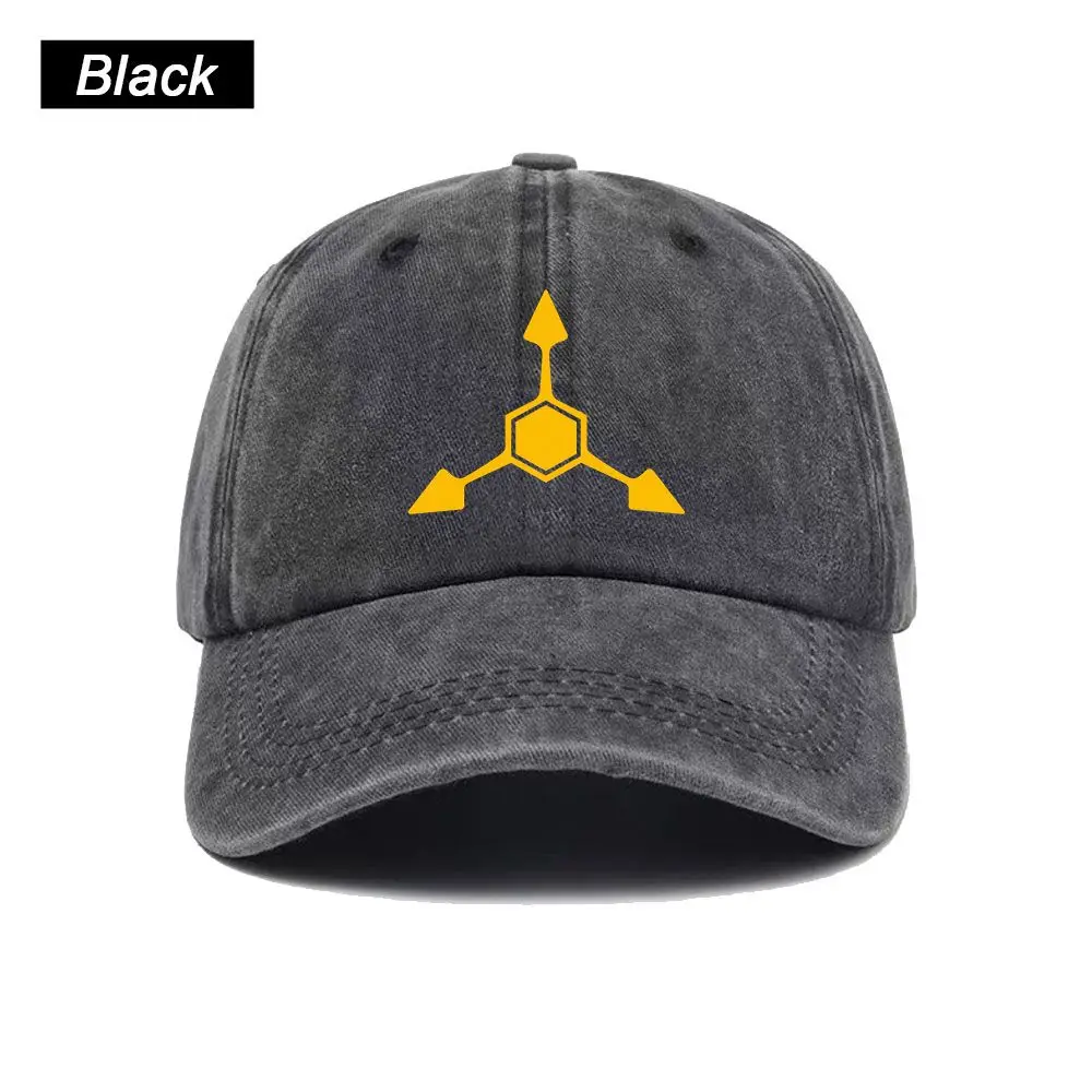 Vintage Washed Baseball Cap Murder Drones Absolute Solver Print Graphic Unisex Streetwear Casual Trucker Style Cotton Sun Hat