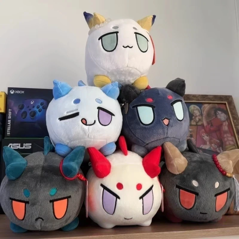 

Официальный оригинальный Шу Ю Вер. Arknights. Плюшевая хлопковая кукла с пузырьками дракона, мягкая подушка, игровой периферийный декор, коллекционные подарки