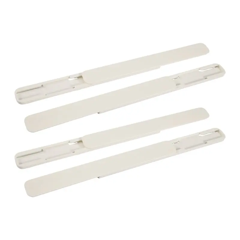 A33R-4 Pcs Adhesive Sliders For Cabinets Runner Glues Drawer Slides Pull Out For School Bedroom Kitchen