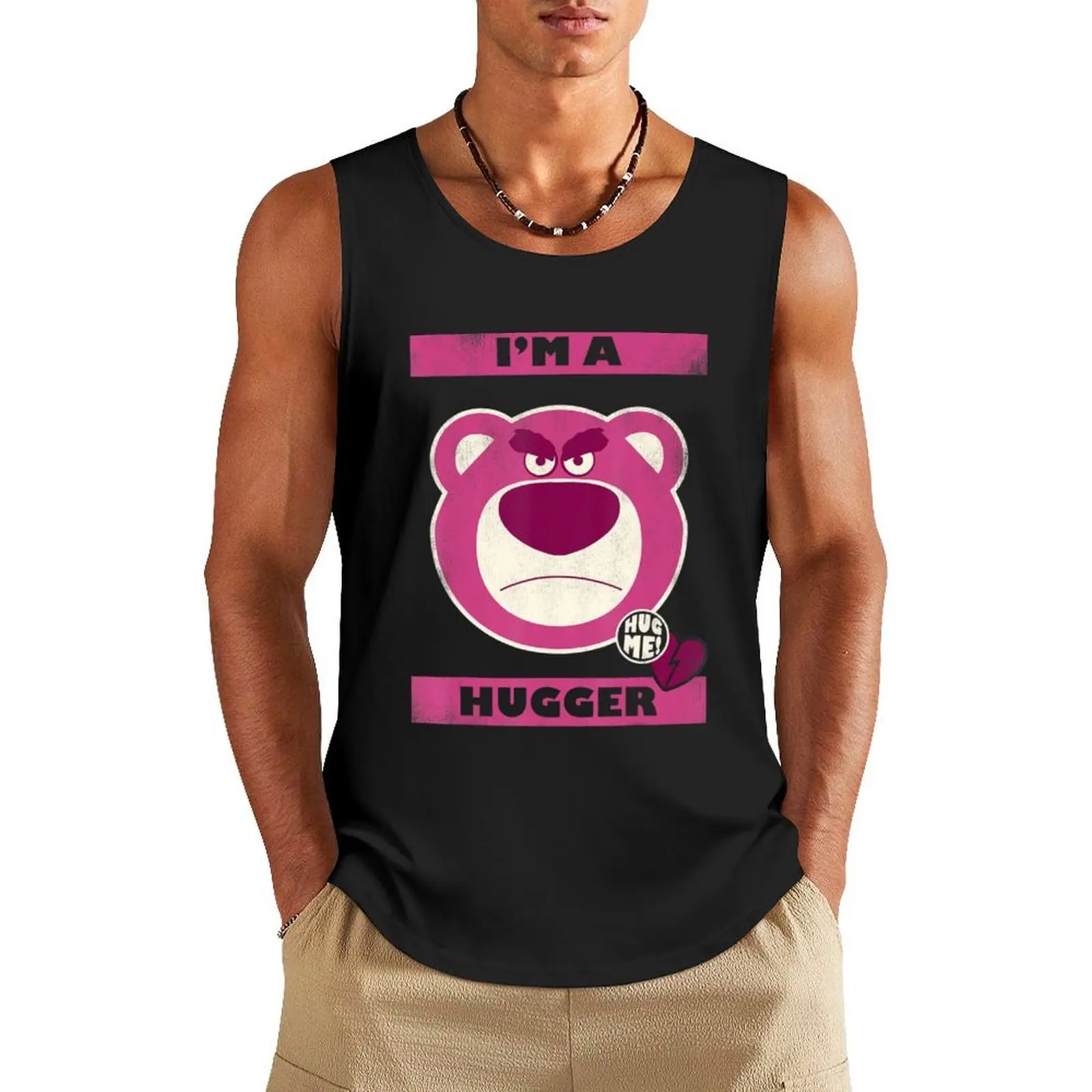 

Lótso Huggér - Cute bear Tank Top Male clothes Vest summer clothes men 2025 Men's clothes