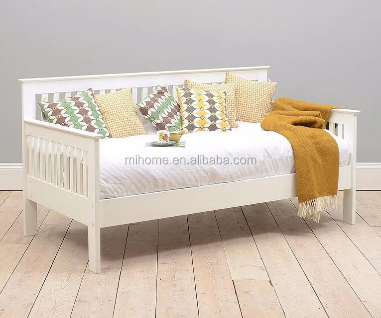 

Modern Quality Solid Pine Wood Box Bed Designs For Sofa Bed